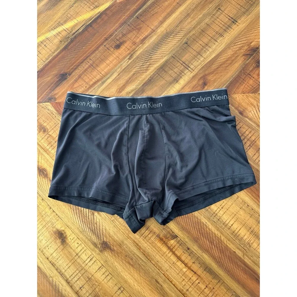 Calvin Klein Men’s Medium Trunks 7-Pack Underwear Grey Blue Grey Cotton Stretch